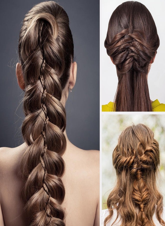 FVOLREM Bobby Pins Brown, 260 Pcs 2 Inch Non-Slip Hair Clips, Invisible Wave Hair Pins for Women & Girls, Ideal for All Hair Types & Styles - Image 5